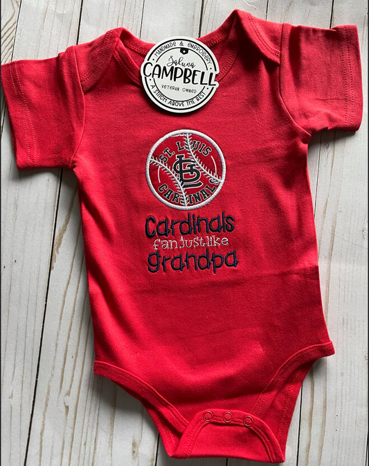 St Louis Cardinals shirt or bodysuit