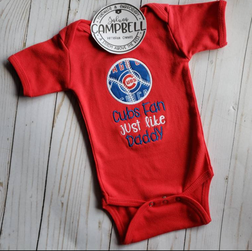 Chicago Cubs shirt or bodysuit