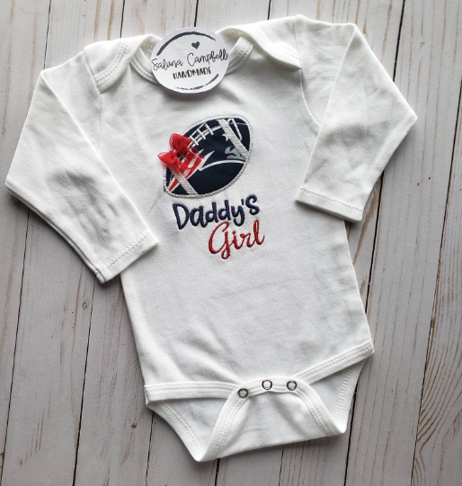 New England Patriots Daddy's Girl Shirt or bodysuit