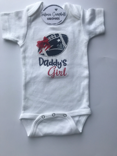 New England Patriots Daddy's Girl Shirt or bodysuit