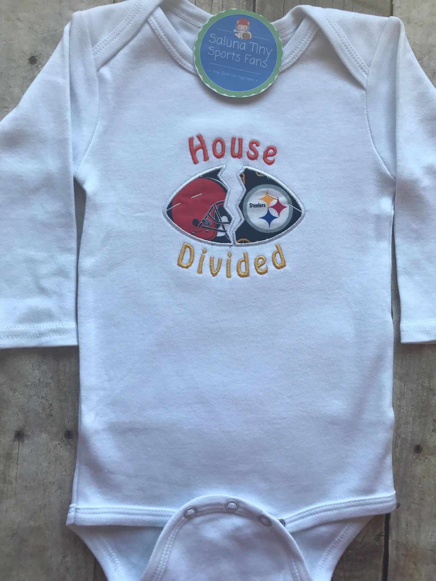 House Divided Football Shirt or Bodysuit • your choice of teams