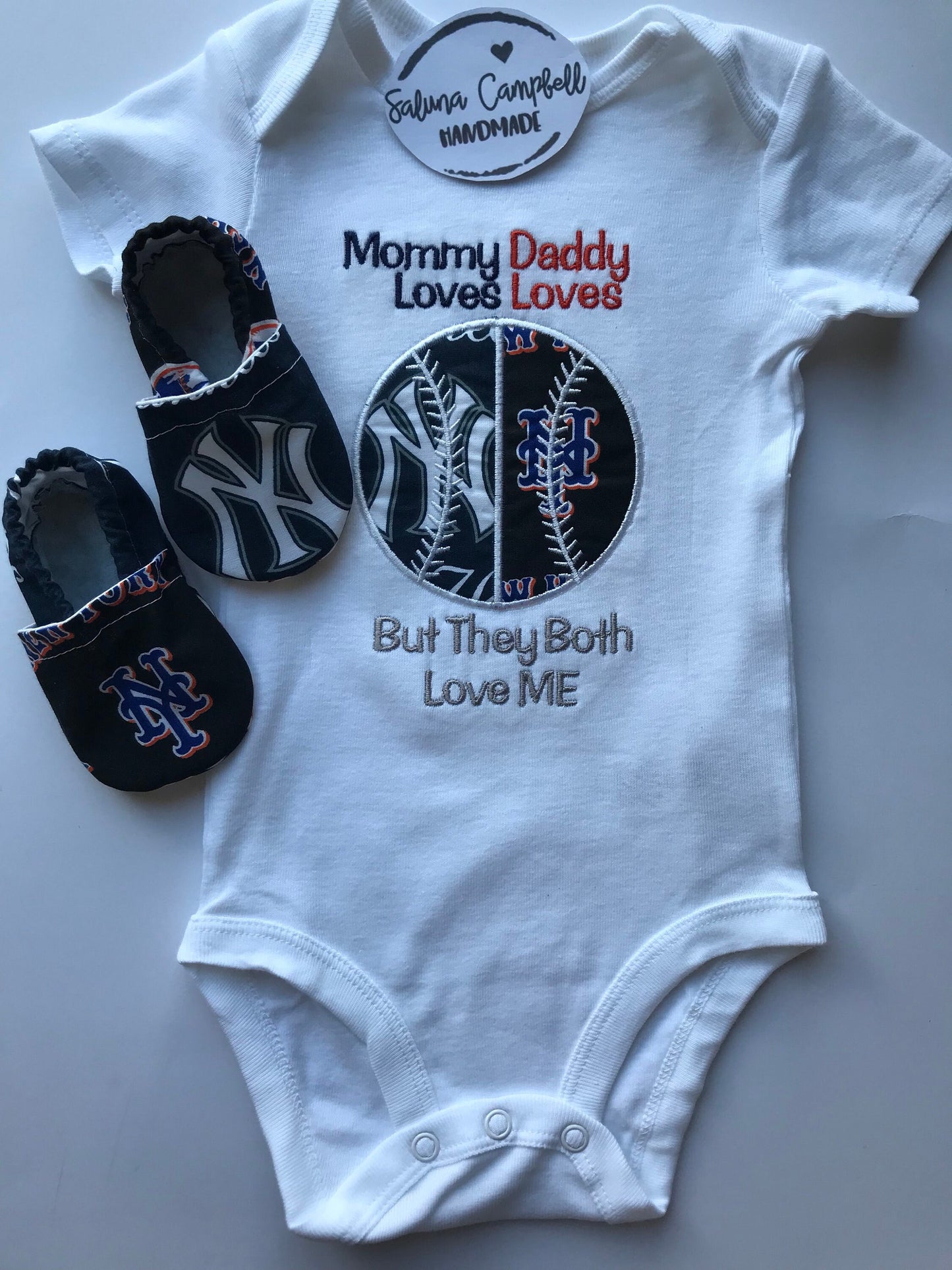 House Divided Baseball Shirt or bodysuit and Matching Booties