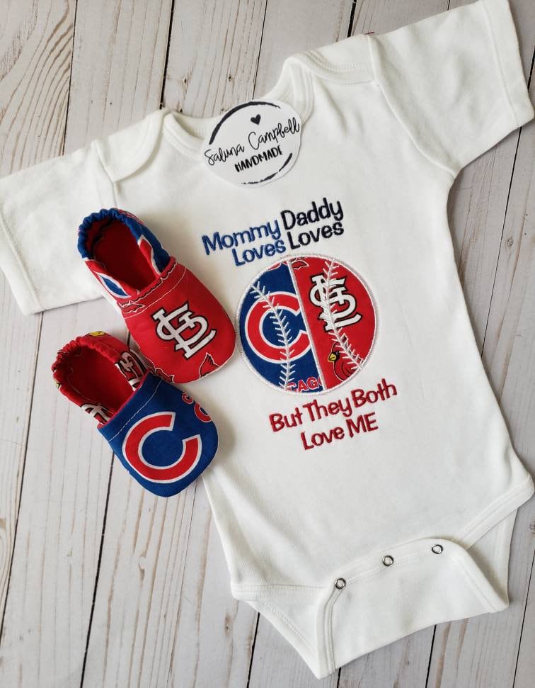 House Divided Baseball Shirt or bodysuit and Matching Booties