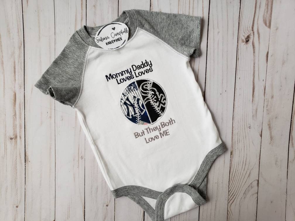 Baseball house divided baby bodysuit or shirt | you pick teams