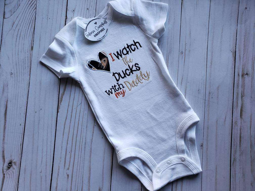 I watch the Anaheim Ducks with Daddy Inspired shirt or bodysuit