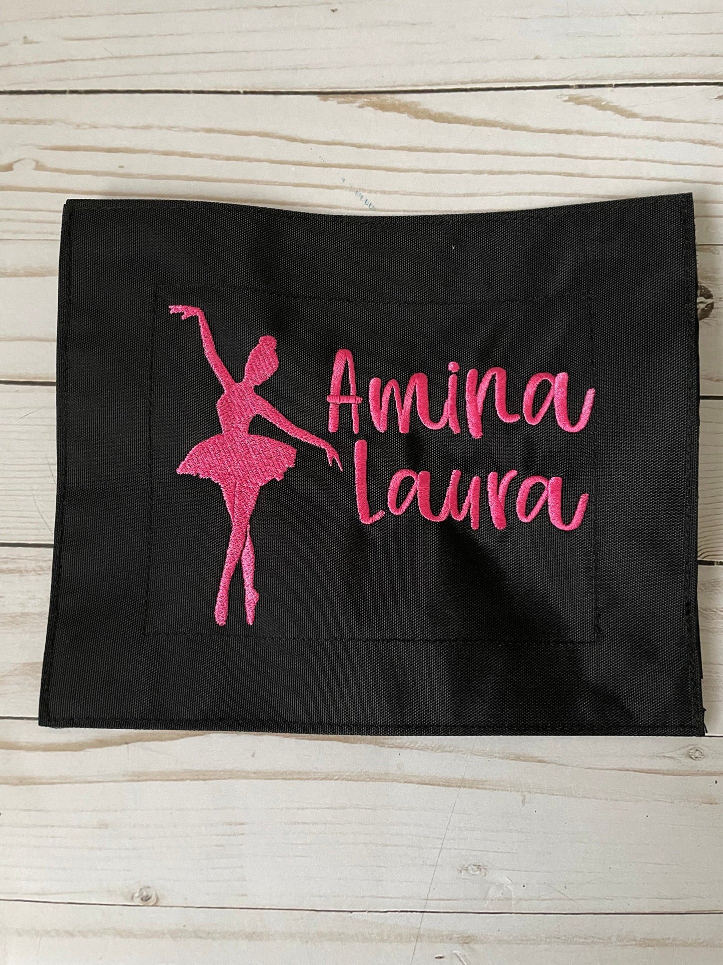 Dance bag patch tag - name and image