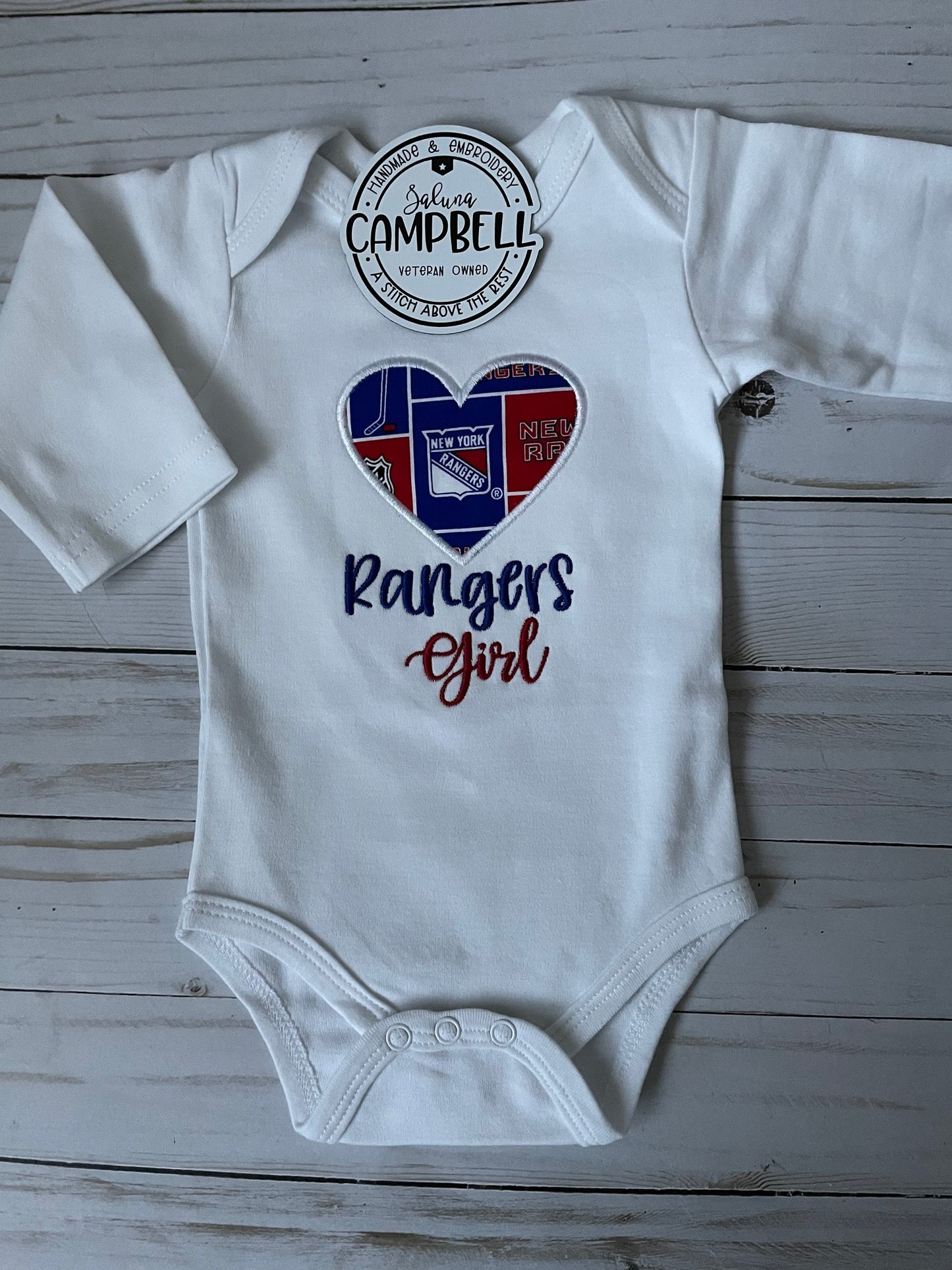 New York Rangers Inspired bodysuit